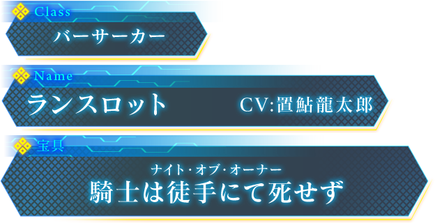 ランスロット | PS4/PS Vita『Fate/EXTELLA LINK』公式サイト